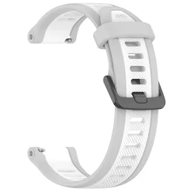   Techsuit - Watchband 20mm (W053) - Samsung Galaxy Watch 4/5/Active 2, Huawei Watch GT 3 (42mm)/GT 3 Pro (43mm) - White