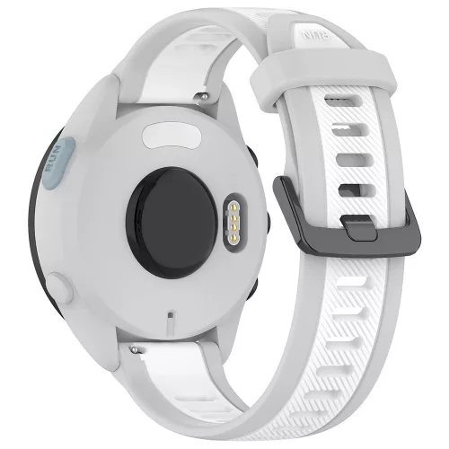 Techsuit - Watchband 20mm (W053) - Samsung Galaxy Watch 4/5/Active 2, Huawei Watch GT 3 (42mm)/GT 3 Pro (43mm) - White