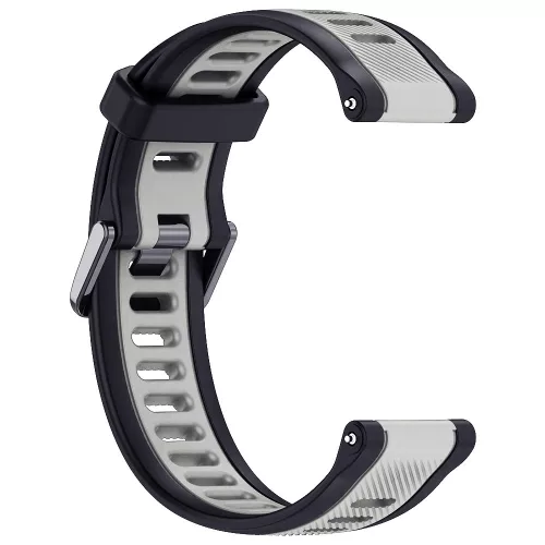 Techsuit - Watchband 20mm (W053) - Samsung Galaxy Watch 4/5/Active 2, Huawei Watch GT 3 (42mm)/GT 3 Pro (43mm) - Gray
