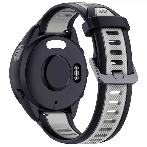 Techsuit - Watchband 20mm (W053) - Samsung Galaxy Watch 4/5/Active 2, Huawei Watch GT 3 (42mm)/GT 3 Pro (43mm) - Gray