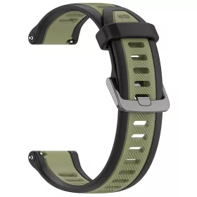   Techsuit - Watchband 20mm (W053) - Samsung Galaxy Watch 4/5/Active 2, Huawei Watch GT 3 (42mm)/GT 3 Pro (43mm) - Khaki
