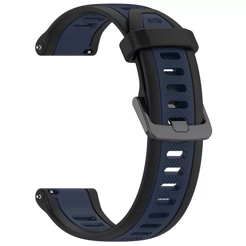 Techsuit - Watchband 22mm (W053) - Huawei Watch GT 2 (46mm)/GT 2 Pro/GT 3 Pro (46mm)/Ultimate, Xiaomi Watch S1 - Dark Blue