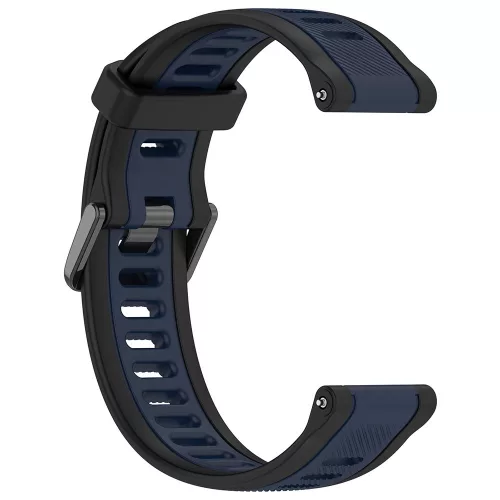 Techsuit - Watchband 22mm (W053) - Huawei Watch GT 2 (46mm)/GT 2 Pro/GT 3 Pro (46mm)/Ultimate, Xiaomi Watch S1 - Dark Blue