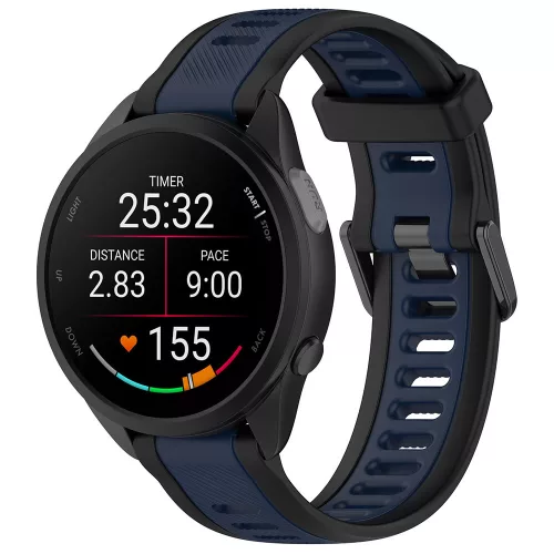 Techsuit - Watchband 22mm (W053) - Huawei Watch GT 2 (46mm)/GT 2 Pro/GT 3 Pro (46mm)/Ultimate, Xiaomi Watch S1 - Dark Blue