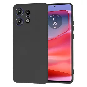   Techsuit - SoftFlex szilikon tok - Motorola Edge 50 Pro - Fekete