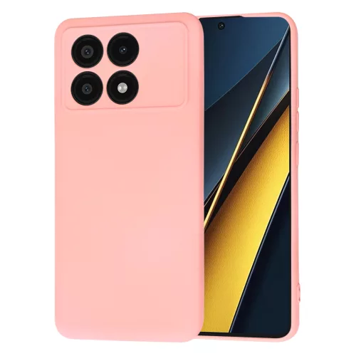 Techsuit - SoftFlex szilikon tok - Xiaomi Poco X6 Pro - Rózsaszín
