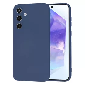   Techsuit - SoftFlex szilikon tok - Samsung Galaxy A55 5G - Sötétkék