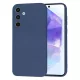 Techsuit - SoftFlex szilikon tok - Samsung Galaxy A55 5G - Sötétkék
