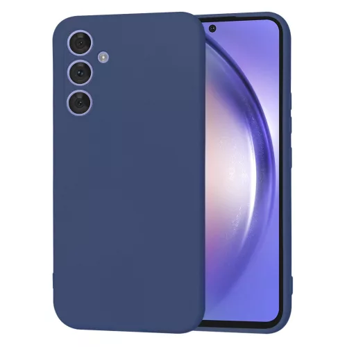 Techsuit - SoftFlex szilikon tok - Samsung Galaxy A54 - Sötétkék