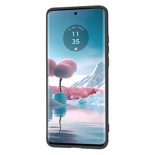 Techsuit - SoftFlex szilikon tok - Motorola Edge 40 Neo - Fekete