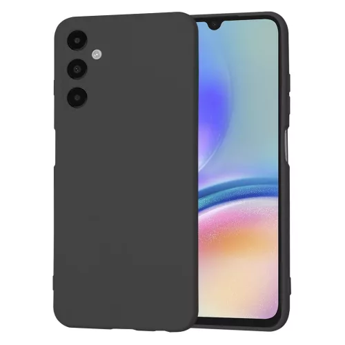 Techsuit - SoftFlex szilikon tok - Samsung Galaxy A05s - Fekete