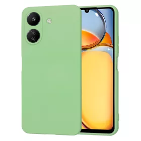   Techsuit - SoftFlex szilikon tok - Xiaomi Redmi 13C 4G / Poco C65 - Mentazöld