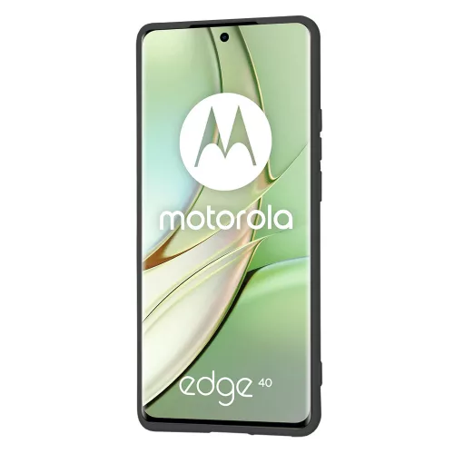 Techsuit - SoftFlex szilikon tok - Motorola Edge 40 / Edge (2023) - Fekete