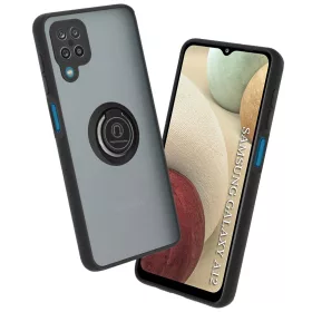 Techsuit - Glinth - Samsung Galaxy A12 / A12 Nacho - Fekete
