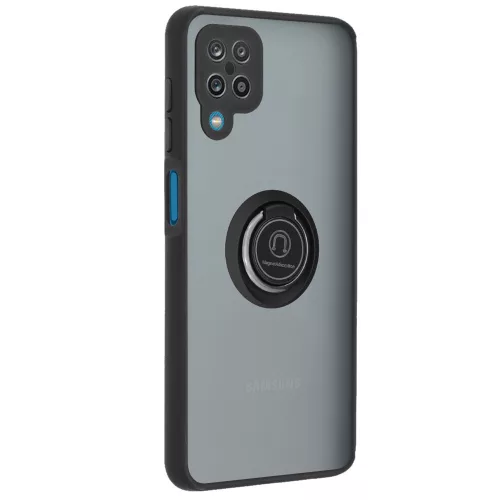 Techsuit - Glinth - Samsung Galaxy A12 / A12 Nacho - Fekete