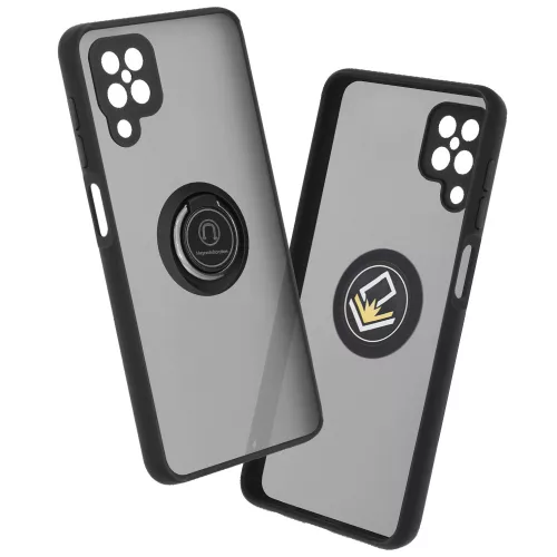 Techsuit - Glinth - Samsung Galaxy A12 / A12 Nacho - Fekete