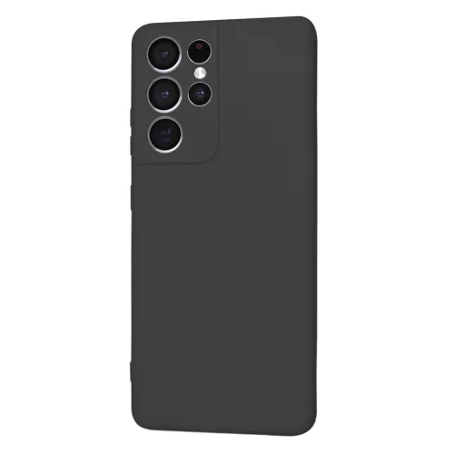 Techsuit - SoftFlex szilikon tok - Samsung Galaxy S21 Ultra 5G - Fekete
