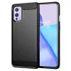 Techsuit - Carbon szilikon tok - OnePlus 9 - Fekete