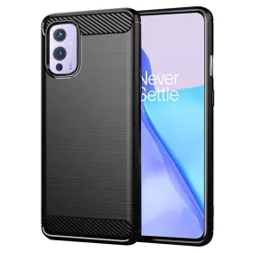 Techsuit - Carbon szilikon tok - OnePlus 9 - Fekete