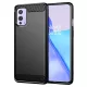 Techsuit - Carbon szilikon tok - OnePlus 9 - Fekete