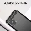 Techsuit - Carbon szilikon tok - OnePlus 9 - Fekete
