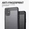 Techsuit - Carbon szilikon tok - OnePlus 9 - Fekete