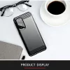 Techsuit - Carbon szilikon tok - OnePlus 9 Pro - Fekete