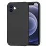 Techsuit - SoftFlex szilikon tok - iPhone 12 - Fekete