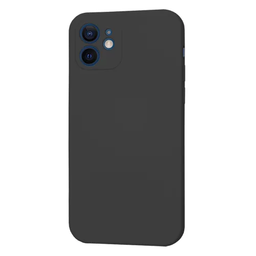 Techsuit - SoftFlex szilikon tok - iPhone 12 - Fekete