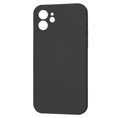 Techsuit - SoftFlex szilikon tok - iPhone 12 - Fekete