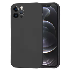 Techsuit - SoftFlex szilikon tok - iPhone 12 Pro - Fekete