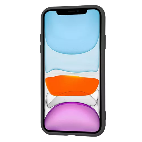 Techsuit - SoftFlex szilikon tok - iPhone 11 - Fekete
