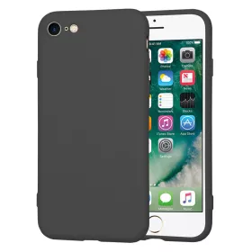   Techsuit - SoftFlex szilikon tok - iPhone 7 / iPhone 8 / iPhone SE 2, SE 2020 / iPhone SE 3, SE 2022 - Fekete