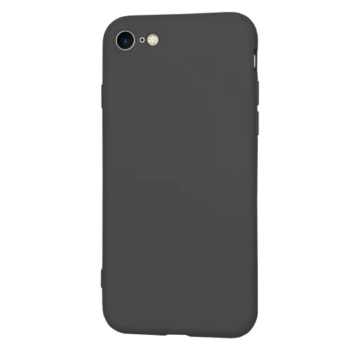 Techsuit - SoftFlex szilikon tok - iPhone 7 / iPhone 8 / iPhone SE 2, SE 2020 / iPhone SE 3, SE 2022 - Fekete