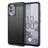 Techsuit - Carbon szilikon tok - Nokia X30 - Fekete
