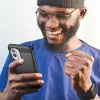 Techsuit - Carbon szilikon tok - Nokia X30 - Fekete