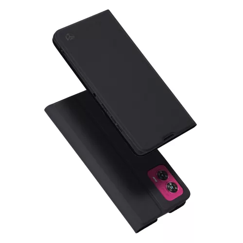 Techsuit - Magskin Book kinyitható tok - Motorola Edge 50 Fusion - Fekete