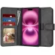 Techsuit - Diary Book kinyitható tok - iPhone 16 Plus - Fekete