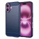Techsuit - Carbon szilikon tok - iPhone 16 Plus - Kék