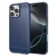 Techsuit - Carbon szilikon tok - iPhone 16 Pro - Kék