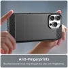 Techsuit - Carbon szilikon tok - iPhone 16 Pro Max - Fekete