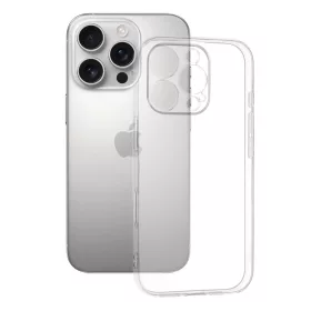 Techsuit - Clear Silicone tok - iPhone 16 Pro - Átlátszó