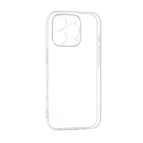 Techsuit - Clear Silicone tok - iPhone 16 Pro - Átlátszó