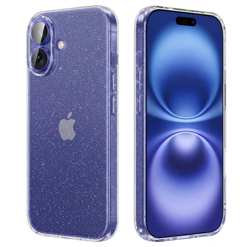 Techsuit - SparkleSkin Series - iPhone 16 Plus - Clear