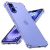 Techsuit - Shockproof Átlátszó Ütésálló Szilikon tok (Teljesen kivágott kamerarésszel) - iPhone 16 - Átlátszó