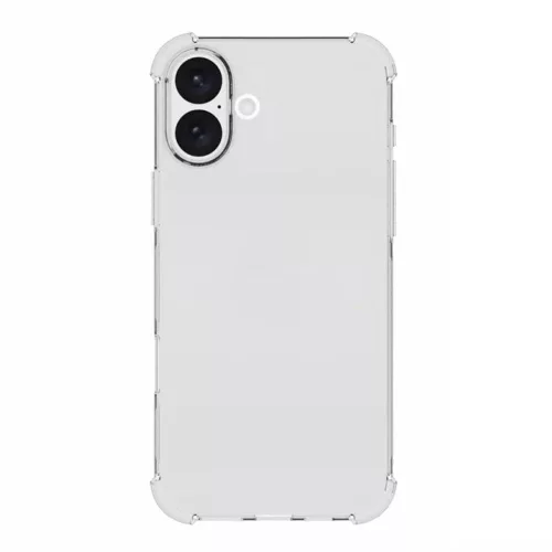 Techsuit - Shockproof Átlátszó Ütésálló Szilikon tok (Teljesen kivágott kamerarésszel) - iPhone 16 - Átlátszó