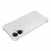 Techsuit - Shockproof Átlátszó Ütésálló Szilikon tok (Teljesen kivágott kamerarésszel) - iPhone 16 - Átlátszó