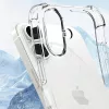 Techsuit - Shockproof Átlátszó Ütésálló Szilikon tok (Teljesen kivágott kamerarésszel) - iPhone 16 - Átlátszó