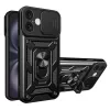 Techsuit - CamShield ütésálló tok - iPhone 16 - Fekete
