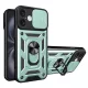 Techsuit - CamShield ütésálló tok - iPhone 16 Plus - Zöld